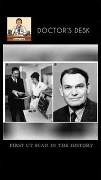 The First CT scan in the history!! #science #radiology #ctscan #radiology #science #brain #history