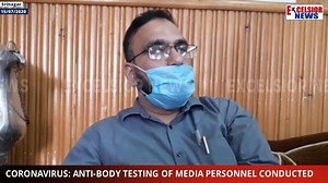 Coronavirus: Anti-Body Testing Of Media Personnel Conducted | Daily Excelsior