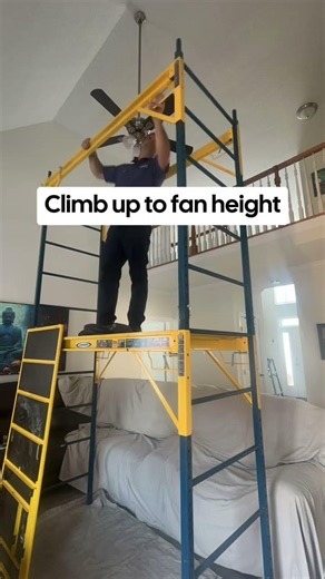 Ceiling fan install! 👀✅