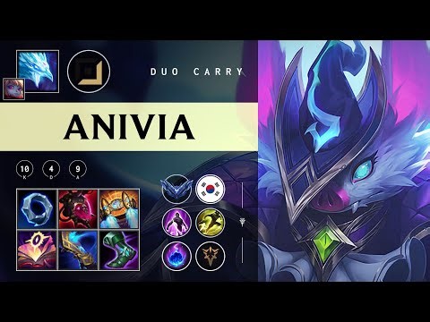 Anivia Carry vs Aphelios - KR Diamond Patch 25.24