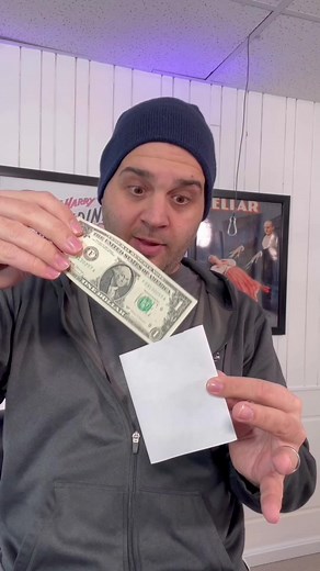 Cutting Money in Half with Michael the Magician