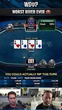 Worst River EVER 🙈 | GGMillion$ #poker
