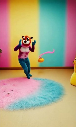 Wow! Fluffy and His Family Playing Together – Who Will Win? 🤣🐾🏆