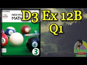 Q1 || Ex 12B || D3 || Area and Volume of Similar Figure and Solids