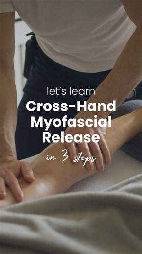 Want to master a game-changing myofascial release technique? 🌟 Many massage therapists are familiar with basic myofascial release, but the cross-hand technique takes it to the next level. This method can significantly improve mobility and reduce pain for your clients. Let’s dive into how it works and why it’s so effective! Cross-Hand Myofascial Release Step 1: Positioning: Place your hands on either side of the fascial restriction, with your palms facing down. Step 2: Gentle Pull: Apply gentle,