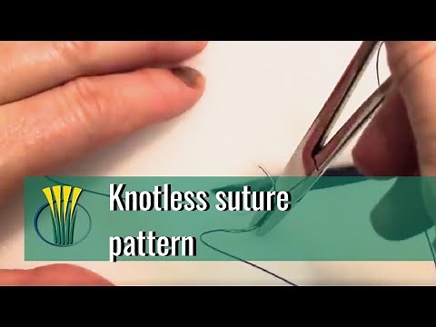 Knotless suture pattern