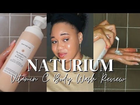 NATURIUM The Brightener Vitamin C Body Wash Review | EuniyceMari