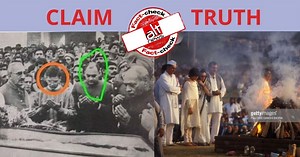 No, Rajiv and Rahul Gandhi did not offer Islamic prayers at Indira Gandhi's funeral - Alt News