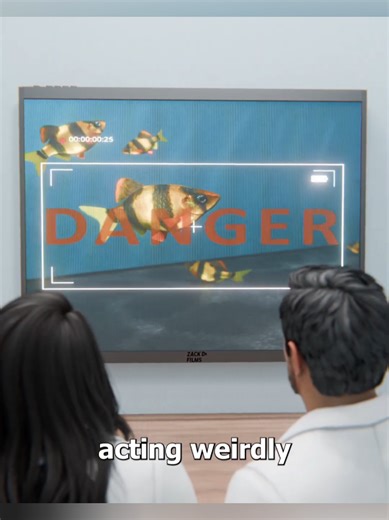 How scientists use fish to test water #animation #3danimation #zackdfilms #viral #unitedstates