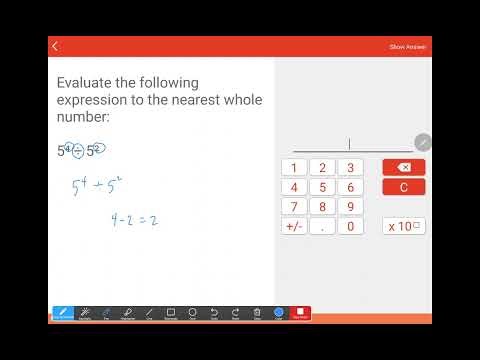 Dividing numbers with exponents