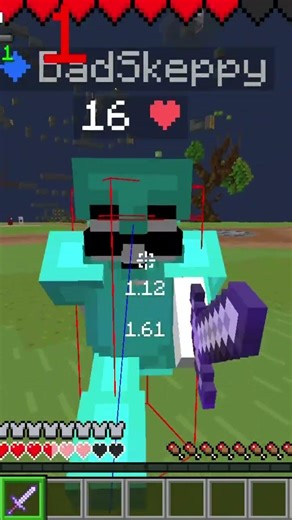 Lag or reach #minecraft #formosa