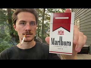 Smoking the NEW Marlboro Red "Cowboy Cut" Cigarettes (Review)