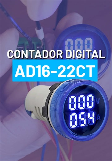 Esse é o contador digital AD16-22CT em funcionamento. No vídeo mostramos como fazer a ligação e dois exemplos práticos de uso. Uma solução simples e eficiente para automação e controle de processos.