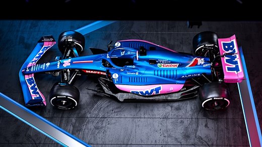 Alpine launch 2022 F1 car: Striking new blue and pink look revealed with colour 'flip' plan in place