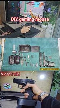 part1 -“How I Made a Gaming Mouse from a Discarded Mouse” 🖱️✨ #diy #handmade #gamingmouse #homemade