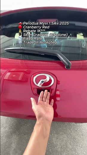 Perodua Myvi 2025 Cranberry Red | Test Drive & Rebat Skim Graduan #peroduamyvi #peroduashahalam