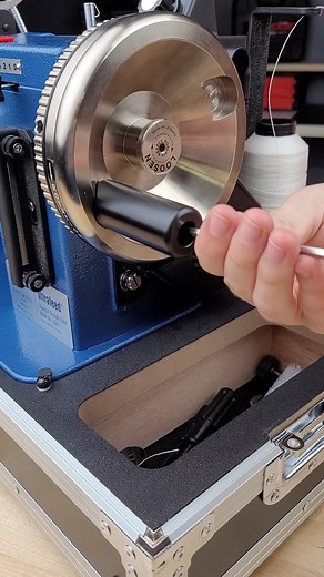 🪡 Need to sew without electricity? The Monster II Balance Wheel comes with a hand crank that allows for sewing even without electricity! 🪡 | Sailrite