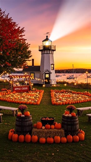 Autumn at the Lighthouse  | Viset Ngor | Facebook