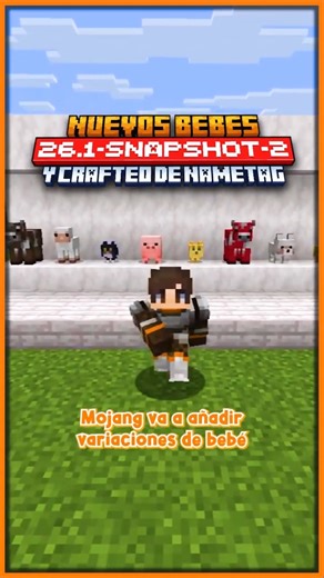 Los mobs bebé Minecraft EVOLUCIONARON así 🔥