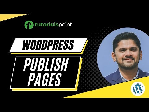WordPress - Publish Pages | Tutorialspoint