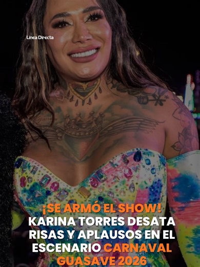 🤩 ¡Se armó el show! Karina Torres desata risas y aplausos en el escenario Carnaval #Guasave 2026 🎭🎊 #LasPerdidas #KarinaTorres #Espectaculos #Show #CarnavalGuasave2026 #Sinaloa