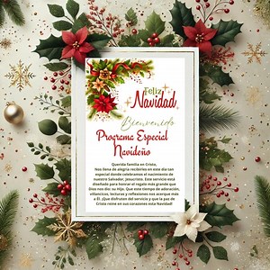 100% Editable Canva Christmas Special Program Template - Festive, Customizable & Easy-to-use Design - Etsy Australia