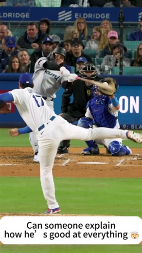 Can someone explain how he’s good at everything 🤯#baseball #baseballhighlights #sports #pitcher
