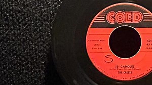 . 1958/59 The Crests a doo-wop group formed in Manhattan New York had their debut record that was #2 in the Top 40 for 2 weeks. They called it "16 Candles" ￼ | Dennis Groft