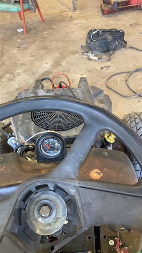 Fixed it again! Thank goodness for helicoils lol. #65MPHOrBust #racinglawnmower #kohler #vtwin #foryoupage