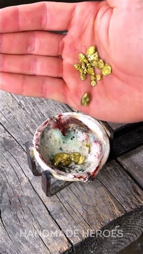 From river sand to gold… just like that ✨