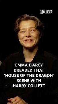 Emma D'Arcy Dreaded That House of the Dragon Scene With Harry Collett #houseofthedragon #spoilers