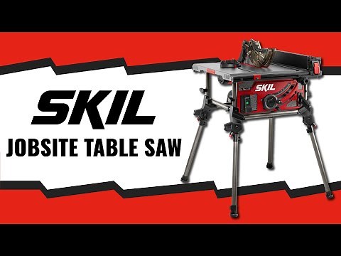SKIL Jobsite 10” Table Saw with Integrated Foldable Stand Overview with Rep [TS6307-00]