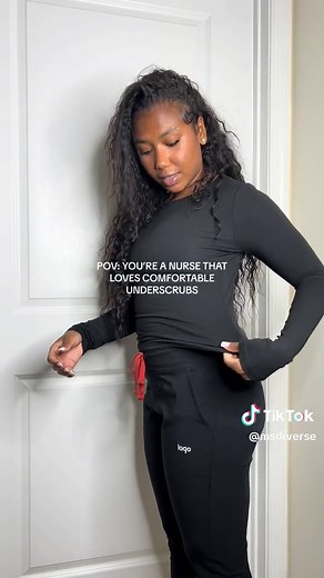 underscrubs girlies wya? my arms have to be covered 😂 #nursesoftiktok #nurselife