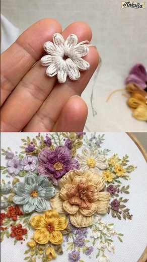 Have You Seen This 3D Embroidery Flower Technique? It’s So Simple to Make Gorgeous Flowers!