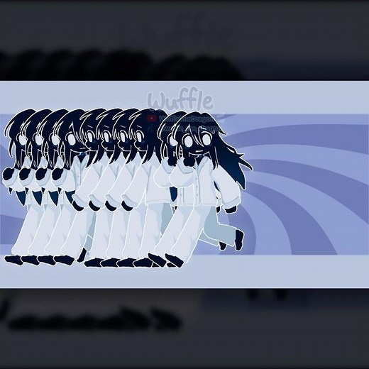 Looping the rooms || #oc #animationmeme #fyp