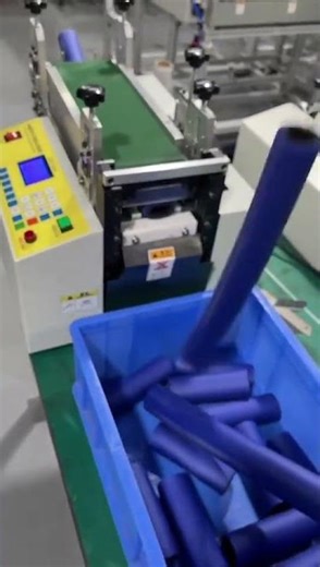 Large Diameter Tube Cutting Machine –Automatic Solution for Industrial Foam/Insulation Pipe #shorts