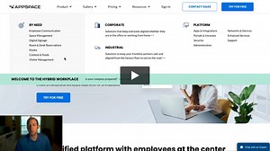 Appspace Desk and Room Reservation Demo