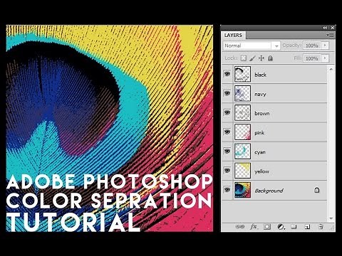 color separation in adobe photoshop