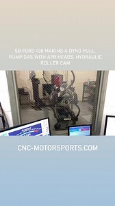 Small block Ford 351w / 438 stroker engine. Pump gas, hydraulic roller camshaft, AFR - Air Flow Research cylinder heads. #cncmotorsport #superflowdyno #superflow #racingislife #followformore #racinglife #enginebuilder #tagafriend #share #patience #engıneparts #enginepartsforsale #cratengines #cratengineheadquarters #cratengine #fordstroker #shortblock #fordracing #engineparts #horsepower #ford #strokerkits #carguys | CNC-Motorsports