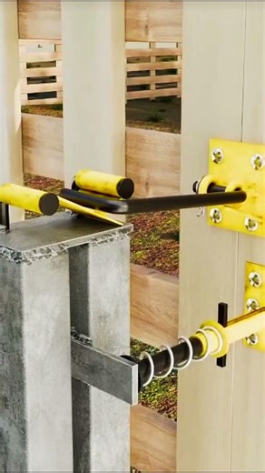 DIY Industrial Sliding Lock Mechanism#woodworking #DIY #hardware