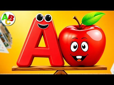 A For Apple, A For Ant + A is For Apple a a Apple | The ABC Phonics Song for Kids | Nursery Rhymes