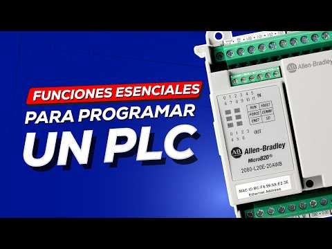 Funciones Esenciales para Programar un PLC | Temporizadores en Micro820 (CCW)