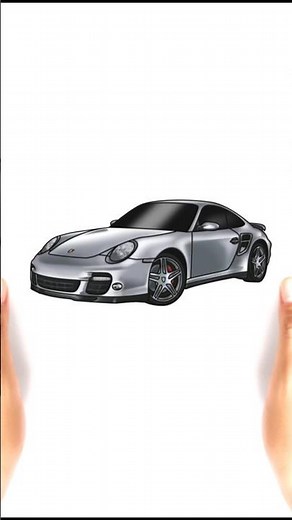 Learn the SIMPLE Techniques to Draw a PORSCHE in Just Minutes! /