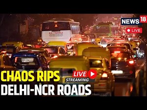 Delhi NCR News Live | Rain Pounds Delhi-NCR Live | Monsoon Rain | IMD Weather Forecast Live | N18L
