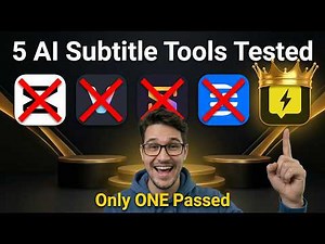 Which AI Subtitle Tool is Actually the Best? I Tested 5 to Find Out