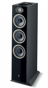 Focal Theva N3-D Black High Gloss 3-Way Floorstanding Loudspeaker With Dolby Atmos (Each) - FTHEVAN3BK-D