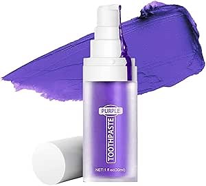 Purple Toothpaste for Teeth Whitening, Purple Toothpaste, Purple Teeth Whitening Toothpaste, Purple Whitening Toothpastes Stain Removal, Teeth Stain Remover