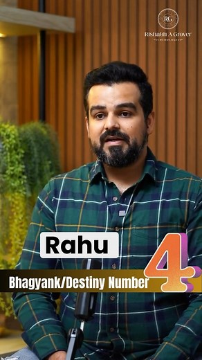 282K views · 3K reactions | Bhagyank4 or Life path number 4 Rahu is the ruling planet for Destiny Number 4 know more about Bhagyank 4 #bhagyank4 #lifepath4 #destinynumber4 #numerology #numbers #rishabhagrover #rishabhgrover | Rishabh A Grover | Facebook
