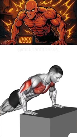 Chest Workout💪 | Best Push-Up Workout for Chest Growth 🚀 | Home Chest Workout 💥 Push-Up Variations