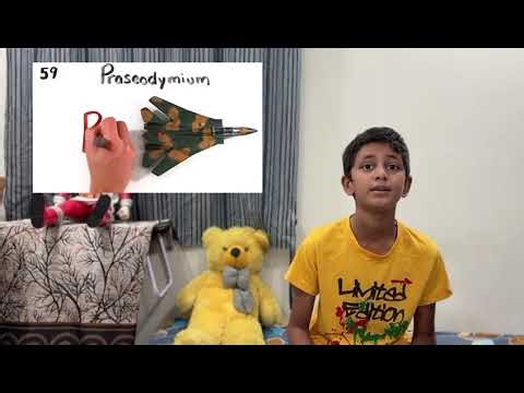 Periodic Table Song - 118 Elements by a 5th Grader! 😲🔥#viralvideo #kidsstories #cartoon